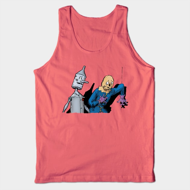 Scarecrow and Tin Man Tank Top by MandyE